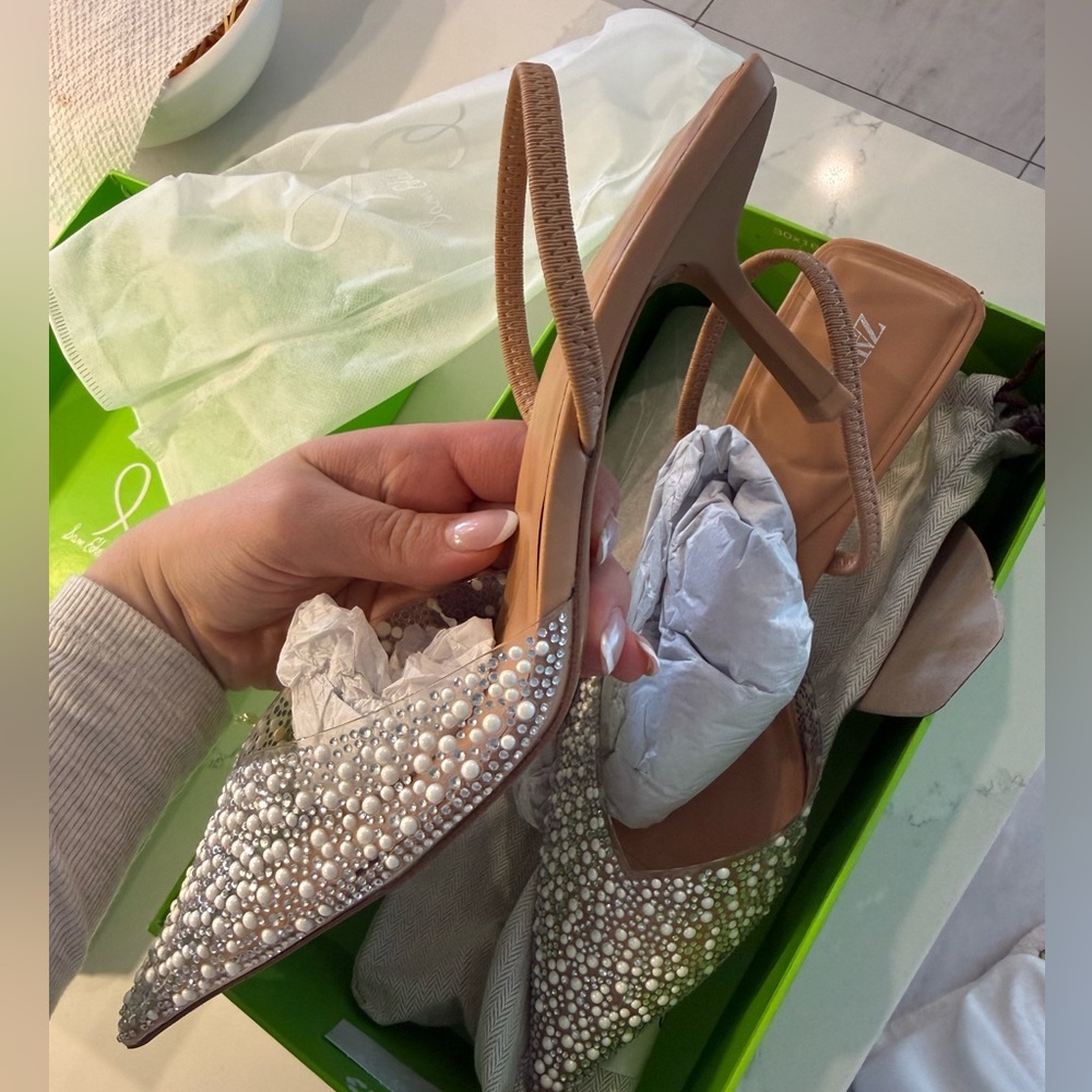 Zara heels size 41 worn once